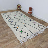 MyTindy Authentic Moroccan Rug 4x8 Ft, Beni Orain Rug, Moroccan Rug, Large Moroccan Rug, 4x8 Rugs, view 5