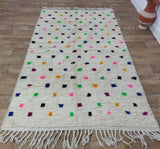 MyTindy Authentic Moroccan rug Style Azilal rug 4x8 ft Handmade rug Berber rug, view 2