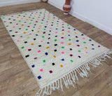 MyTindy Authentic Moroccan rug Style Azilal rug 4x8 ft Handmade rug Berber rug, view 3