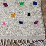 MyTindy Authentic Moroccan rug Style Azilal rug 4x8 ft Handmade rug Berber rug, view 5