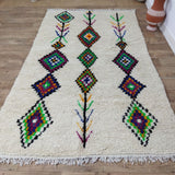 MyTindy Authentic Moroccan rug Style Azilal rug 5x8 ft Handmade rug Berber rug, view 3