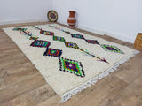 MyTindy Authentic Moroccan rug Style Azilal rug 5x8 ft Handmade rug Berber rug, view 4