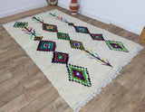 MyTindy Authentic Moroccan rug Style Azilal rug 5x8 ft Handmade rug Berber rug, view 5