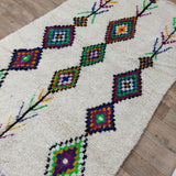 MyTindy Authentic Moroccan rug Style Azilal rug 5x8 ft Handmade rug Berber rug, view 6
