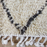 MyTindy Authentic Moroccan rug Style Beni Ouarain rug 4x7 ft Handmade Rug Berber rug, view 6