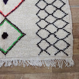MyTindy Authentic Moroccan rug Style Azilal rug 4x7 ft Handmade Rug Berber rug, view 6