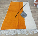 MyTindy Authentic Moroccan rug Style Beni Ouarain rug 5x8 ft Handmade Rug Berber rug, view 2
