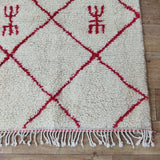 MyTindy Authentic Moroccan rug Style Beni Ouarain rug 6x6 ft Handmade Rug Berber rug, view 5