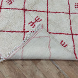 MyTindy Authentic Moroccan rug Style Beni Ouarain rug 6x6 ft Handmade Rug Berber rug, view 6