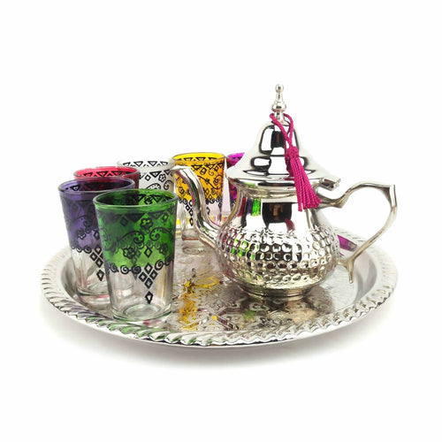 MyTindy Authentic Moroccan Tea Set Traditional