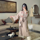MyTindy AZAL Beige Moroccan Kimono, view 2