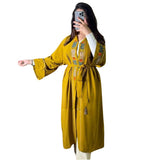 MyTindy AZAL Mustard Moroccan Kimono, view 2