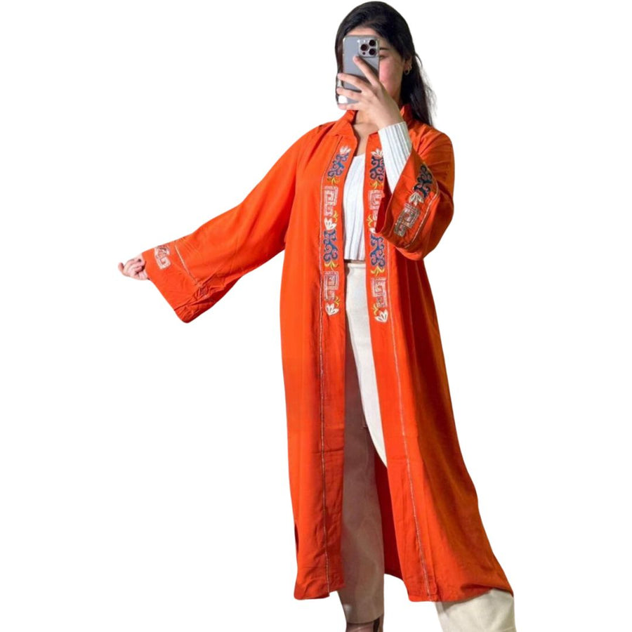 MyTindy AZAL Orange Moroccan Kimono