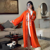 MyTindy AZAL Orange Moroccan Kimono, view 2