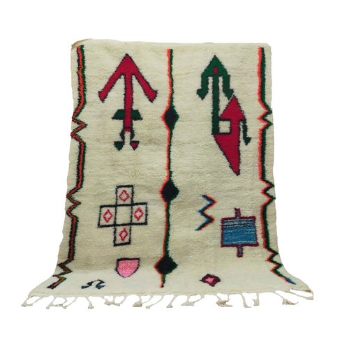 MyTindy Azilal Moroccan Berber Wool Rug Handmade