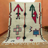 MyTindy Azilal Moroccan Berber Wool Rug Handmade, view 2