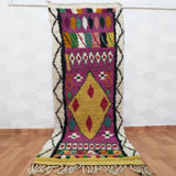 MyTindy Azilal Runner Berber Vintage Handmade Moroccan Tribal Rug, view 2