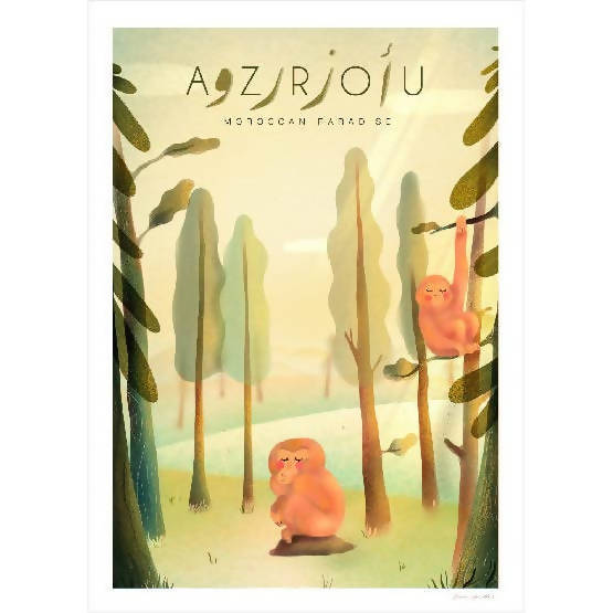 MyTindy Azrou Paradise by Lamia Studio - Poster