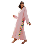 MyTindy Baby Pink Djellaba Moroccan Dress, view 2