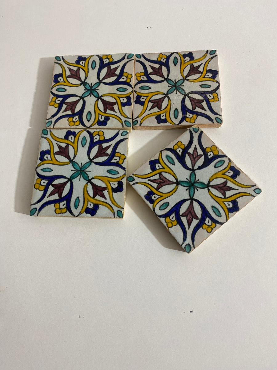 MyTindy backsplash Ceramic tiles Hand painted tiles 4"x4" 100% for Bathroom Remodeling and kitchen Projects works wall and ground