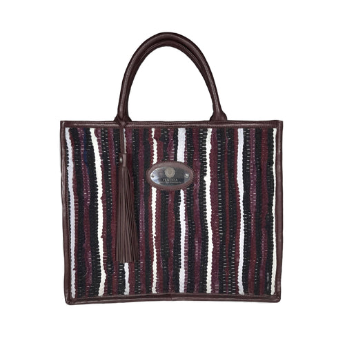 MyTindy Bahia bag in Leather and Boucharouite / BD