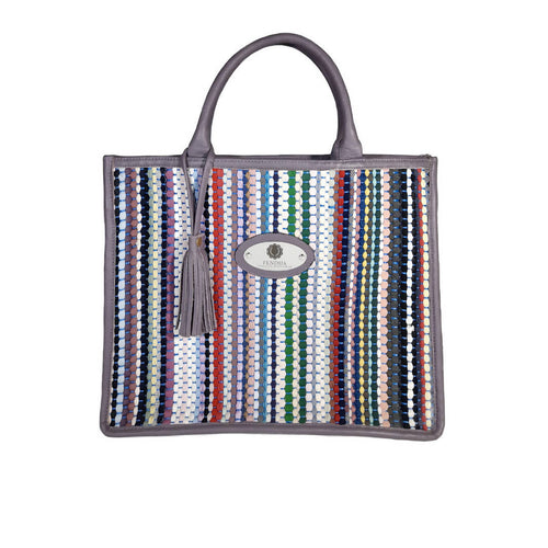MyTindy Bahia bag in Leather and Boucharouite MV