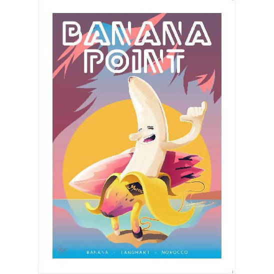 MyTindy Banana Point by Hugo & Grafik - Poster