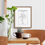 MyTindy BANANA TREE Botanical board, view 2