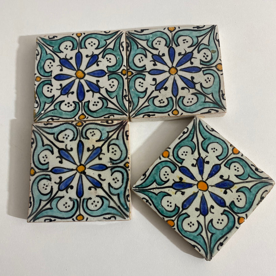 MyTindy Bathroom and kitchen Ceramic tiles Hand painted tiles 4"x4" 100% for Remodeling and Projects works wall and ground
