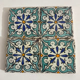 MyTindy Bathroom and kitchen Ceramic tiles Hand painted tiles 4"x4" 100% for Remodeling and Projects works wall and ground, view 3