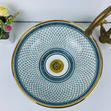 MyTindy RES - Standard Gold - Moroccan Ceramic Sink, view 2