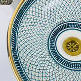 MyTindy RES - Standard Gold - Moroccan Ceramic Sink, view 3
