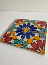 MyTindy Bathroom Ceramic tiles Hand painted backsplash tiles 4"x4" 100% Handmade for Remodeling and kitchen Projects works wall and ground, view 2