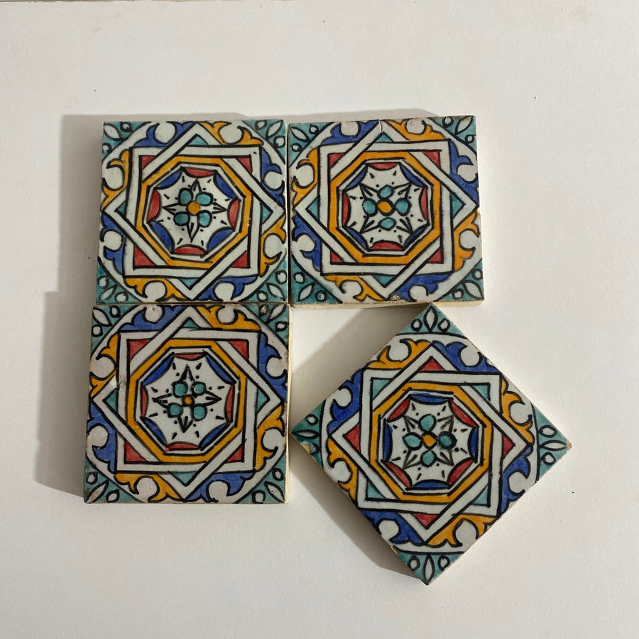 MyTindy Bathroom Ceramic tiles Hand painted tiles 4"x4" 100% for Remodeling and Projects works wall and ground