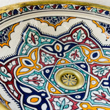 MyTindy VIO - Brass - Moroccan Ceramic Sink, view 3
