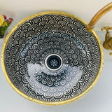 MyTindy VIO - Brass - Moroccan Ceramic Sink, view 2