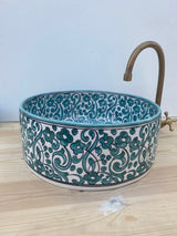 MyTindy SIB - Deep - Moroccan Ceramic Sink, view 5