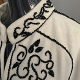 MyTindy Black and White Beaded Cape I, view 5