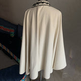 MyTindy Black and White Beaded Cape I, view 6