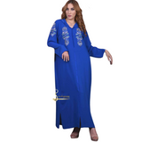 MyTindy Beaded Blue Djellaba, view 2