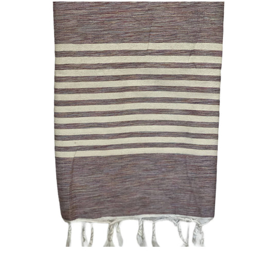 MyTindy Beige Moroccan Towel