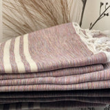 MyTindy Beige Moroccan Towel, view 3
