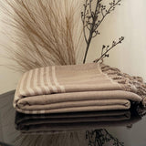 MyTindy Beige Moroccan Towel, view 3