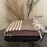 MyTindy Beige Moroccan Towel, view 3