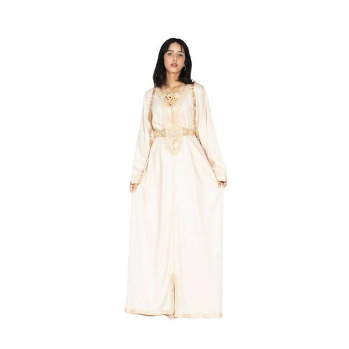 MyTindy Beige Wedding Kaftan