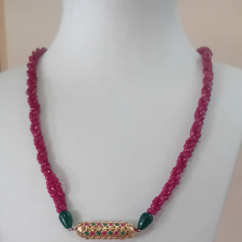 MyTindy Beldi red and green necklace