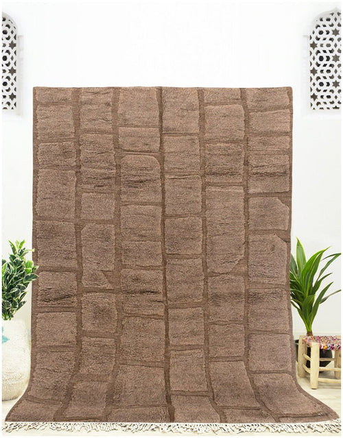 MyTindy Beni Mrirt Moroccan Brown Rug "TOUBKAL"