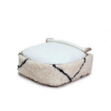 MyTindy Beni Ourain Black and White Ottoman, view 2