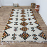 MyTindy Exclusive Brown Moroccan Rug 5x9 Ft Beni Ourain Rug - Berber Rug, view 2