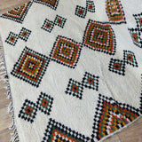 MyTindy Exclusive Brown Moroccan Rug 5x9 Ft Beni Ourain Rug - Berber Rug, view 4